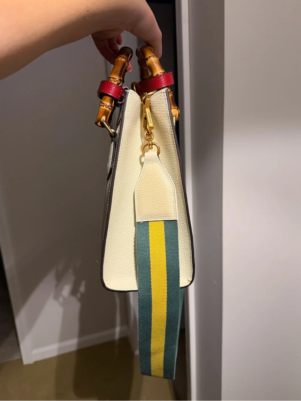 Gucci Diana Medium Calfskin Bamboo Satchel